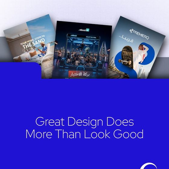 Instagram post by @goamplify.agency: Great design does more than look good. It captures attention, strengthens your brand, and leaves a lasting…